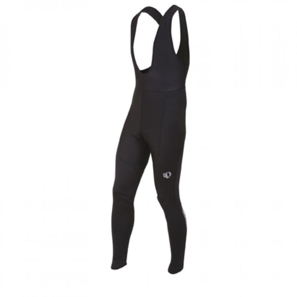 Pearl Izumi‎ Vintage Thermal Cycling Black Bib Zipper Ankle Tights